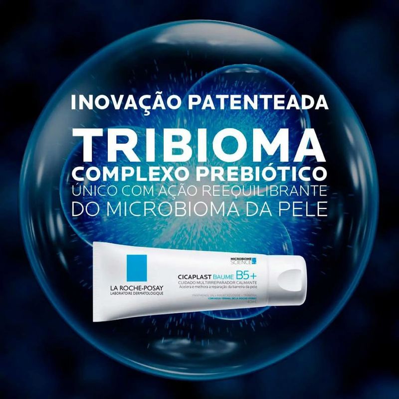 Creme Hidratante Reparador Corporal Cicaplast Baume B5 La Roche-Posay 40ml - Reparação e Alívio para Pele Sensível