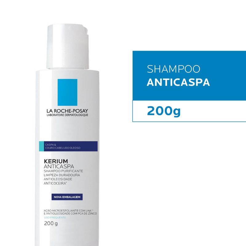 Kerium Shampoo-Gel La Roche Posay - Shampoo Anticaspa 200ml