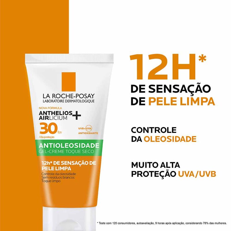 Protetor Solar Facial Antioleosidade La Roche Posay Anthelios Airlicium+ FPS30 40g