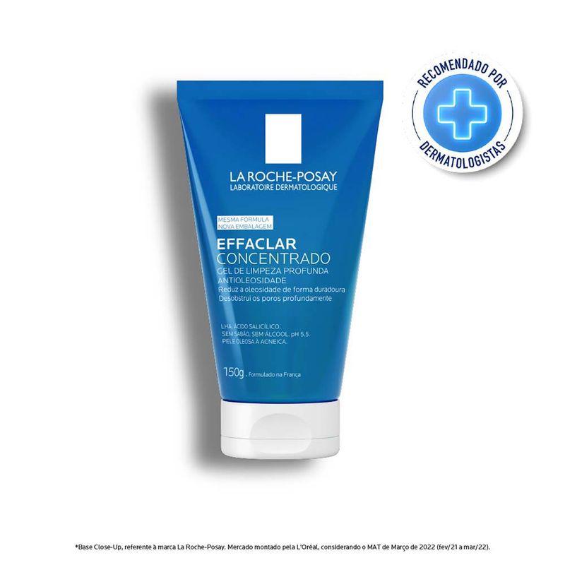 Gel de Limpeza Facial La Roche-Posay Effaclar Concentrado 150g
