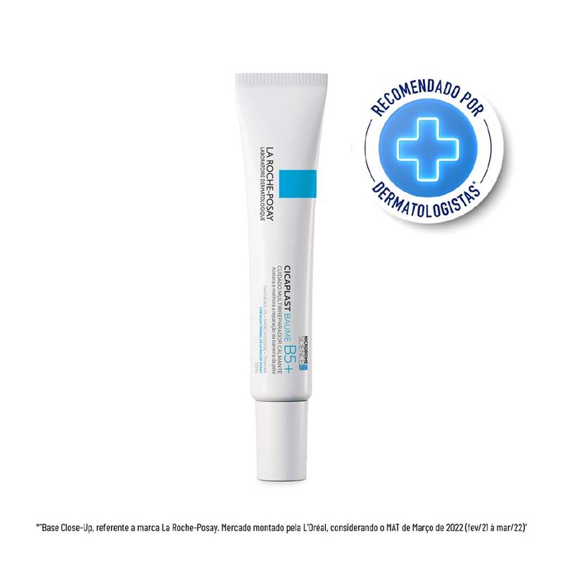 Hidratante Corporal Multirreparador para Pele Sensível e Irritada La Roche-Posay Cicaplast Baume B5+ 20ml - Reparação e Acalmação Intensiva